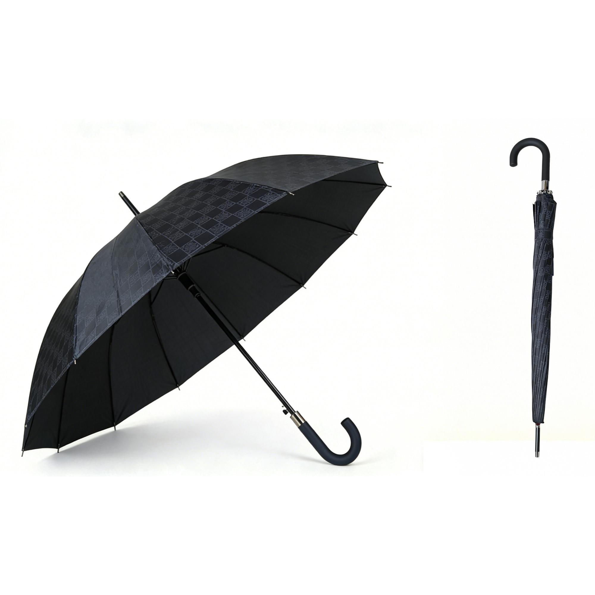 Panda Home Paraguas Largo Clásico Grande Automático Resistente al Viento - Paraguas de Golf con Apertura Automática, Tela Impermeable Poliéster, para Hombre y Mujer