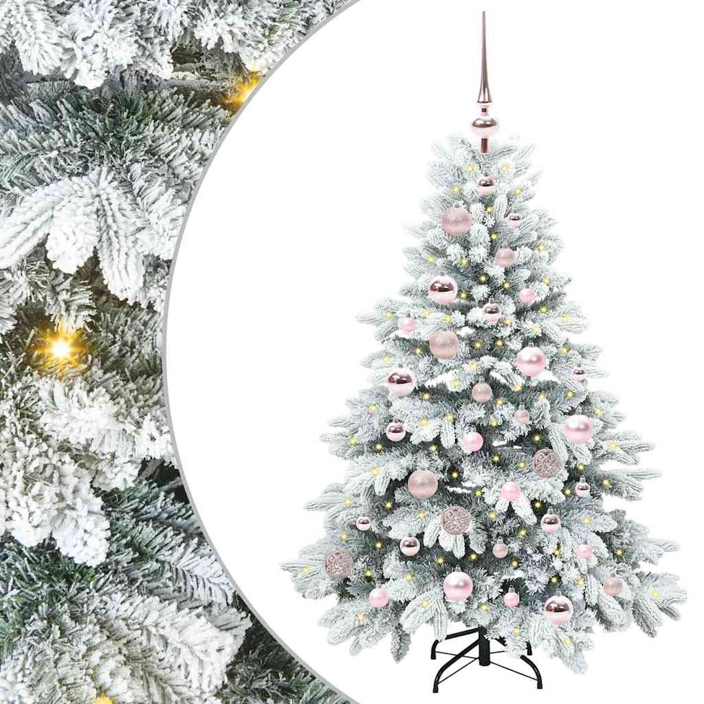 vidaXL Árbol de Navidad artificial con 150 LED 120 cm PE y PVC