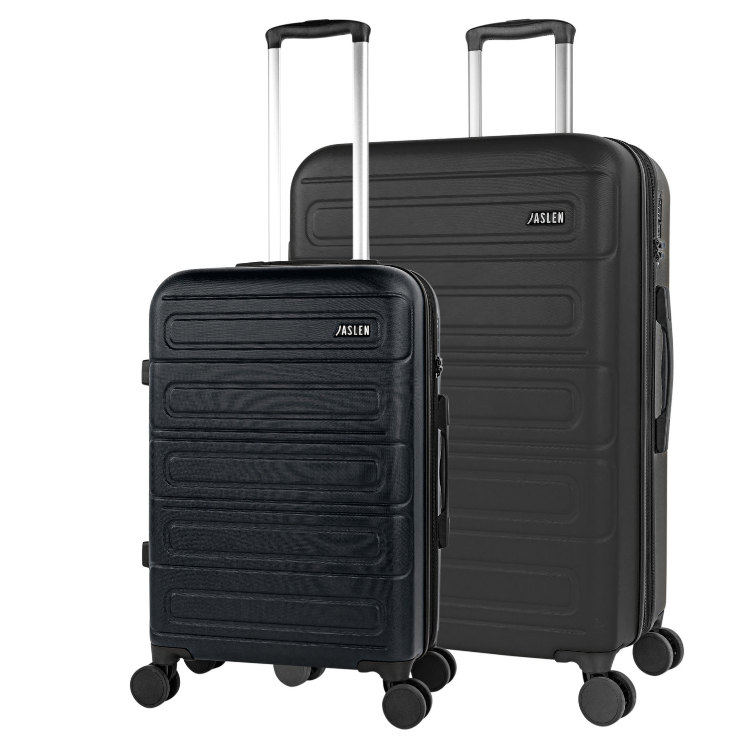 Jaslen - Jaslen Juego Maletas De Viaje Rígidas Trolley Con Candado De Combinación TSA Y 4 Doble Rueda 360° Ligeras Y Resistentes . Maleta Extensible