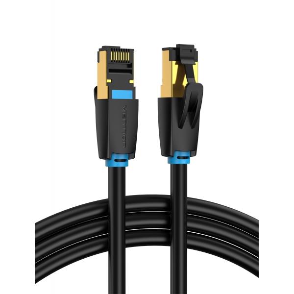 Vention cable de red sftp rj45 cat.8 - 1.5m - color negro