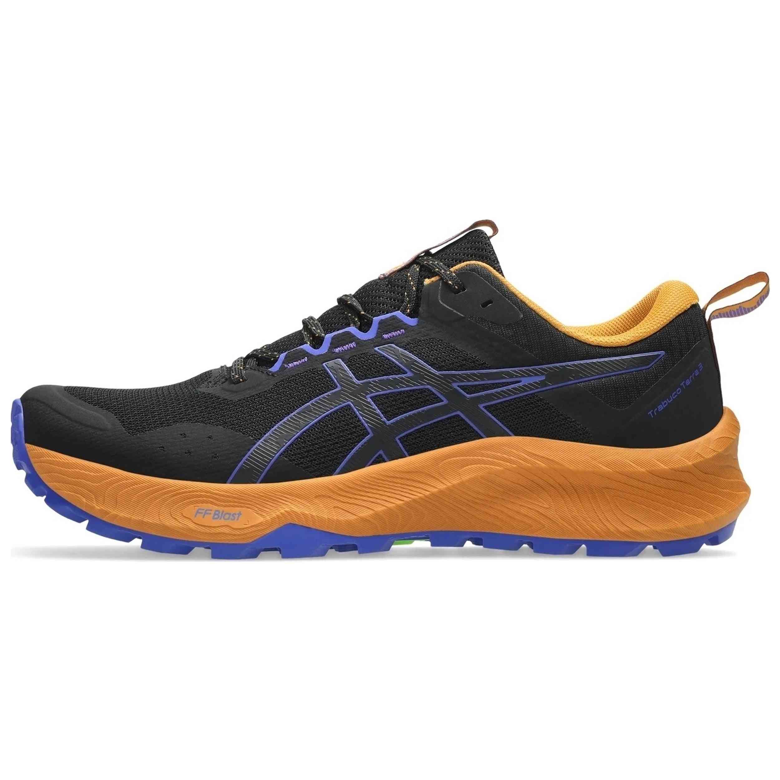 Zapatillas Asics modelo Trabuco Max 3 "Black/Cobalt Burst" para Hombre en color Negro