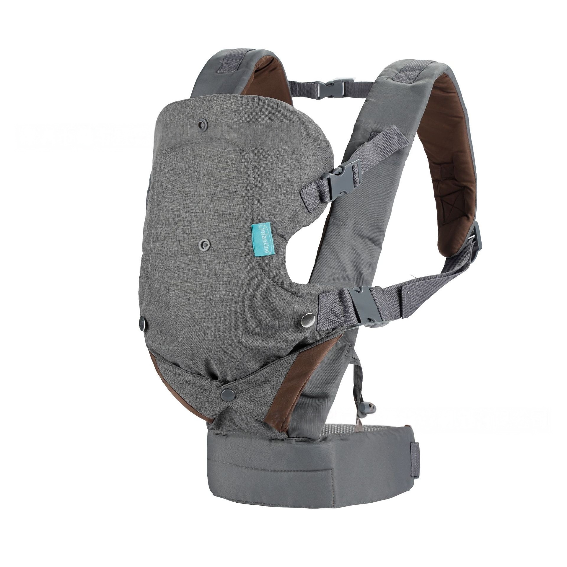 Portabebés 4 en 1 Multifuncional — Mochila Portabebés de Algodón Puro con Asiento de Cadera, Fular Ergonómico para Llevar al Bebé Delante y Detrás, Ideal para Recién Nacidos y Niños Pequeños