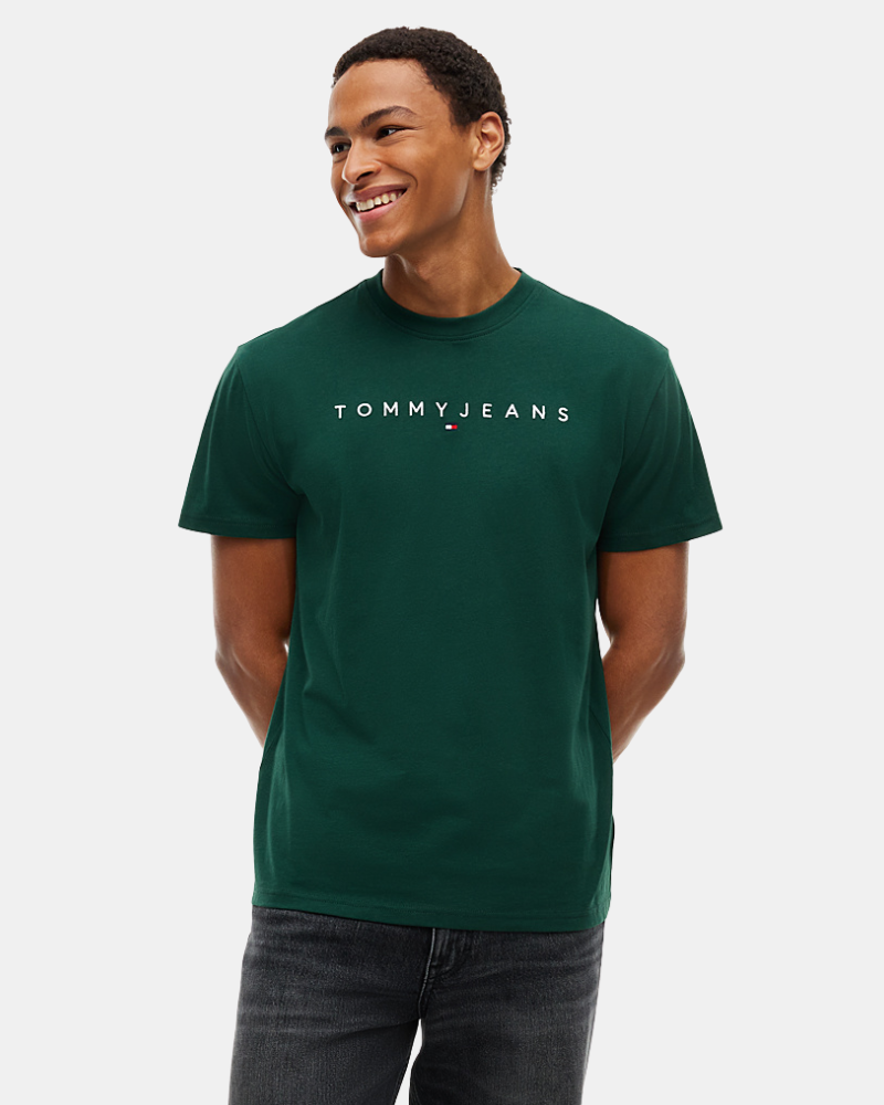 TOMMY HILFIGER DM0DM20744MBM Camisetas Manga corta Hombre Verde