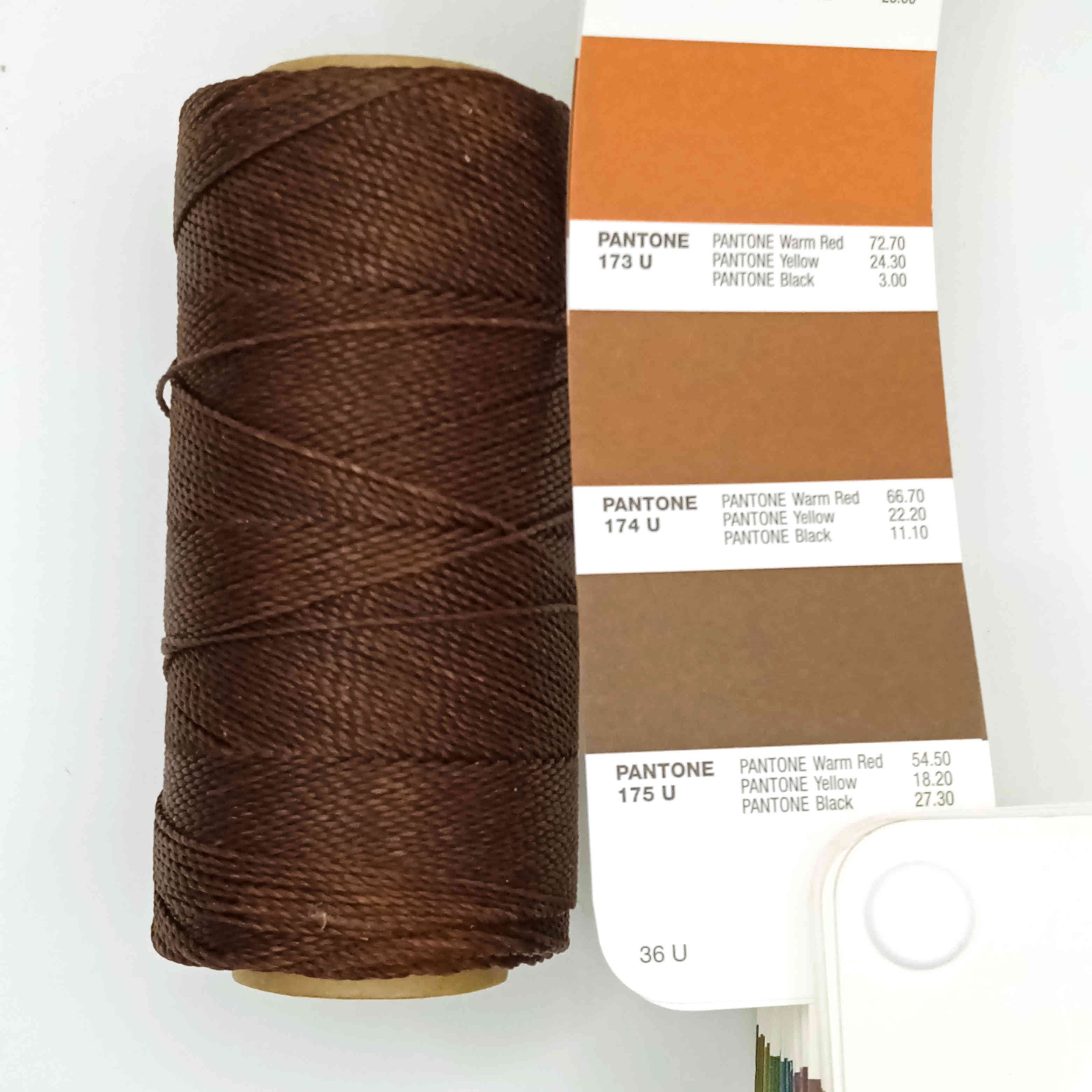 Hilo Encerado Profesional Linhasita 100gr - 0.5mm, 337 Metros, Hecho en Brasil, para Macramé, Coser de Cuero, Etc ...