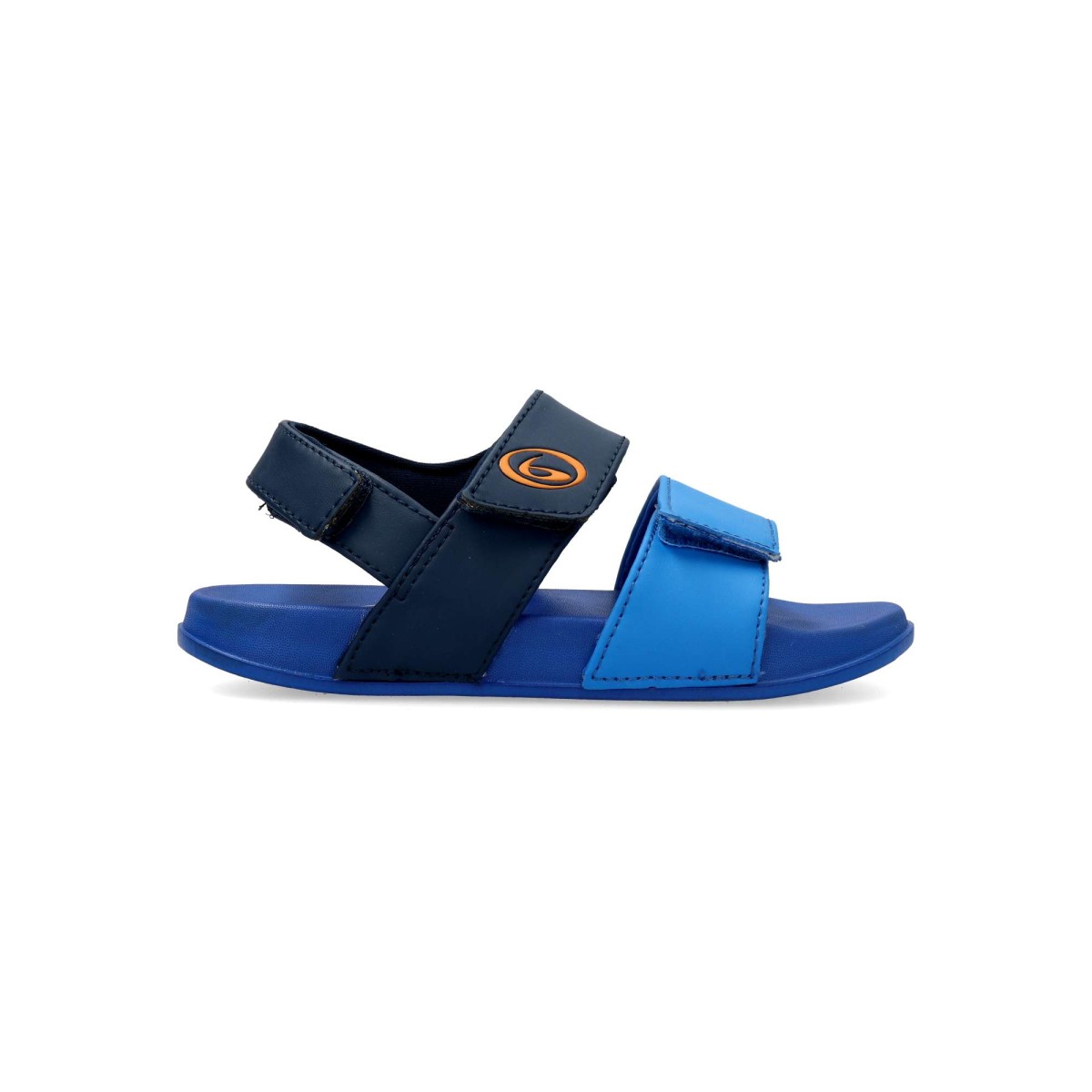 Beppi - Sandalia californiana para niño de goma EVA, con tiras adherentes ajustables, ideal para playa y piscina color azul