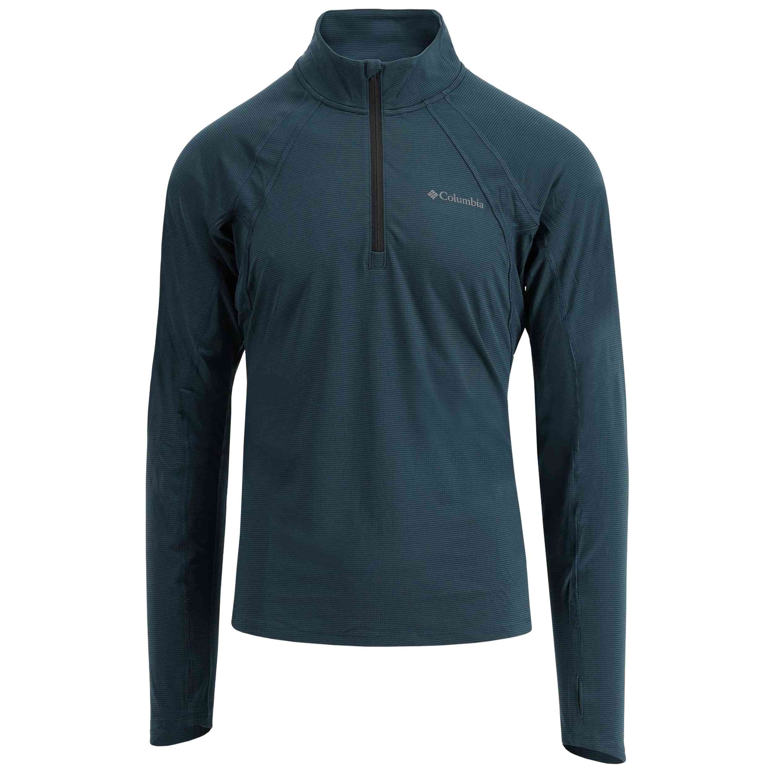 Chaqueta Columbia modelo Camiseta Columbia Stealth Spring Half Zip manga larga azul oscuro para Hombre en color Azul