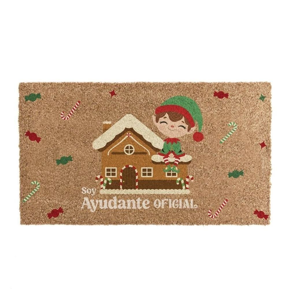 DCASA FELPUDO 40X70 ENTIDESLIZANTE ELFO NAVIDAD ELFO 40x70x1 Cms.