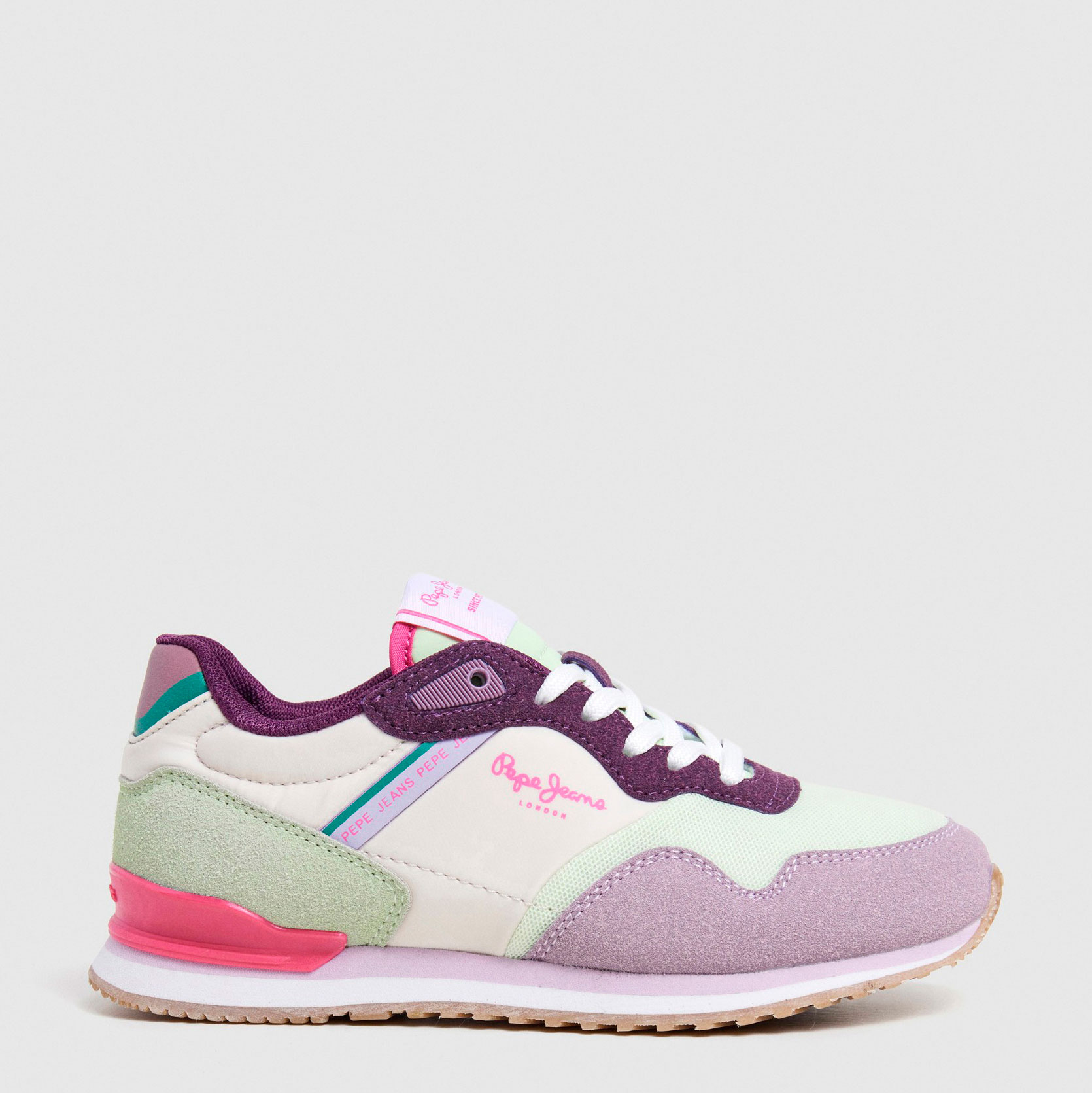 Pepe Jeans Zapatillas London Band G Violetas PGS40016-404 , para Mujer