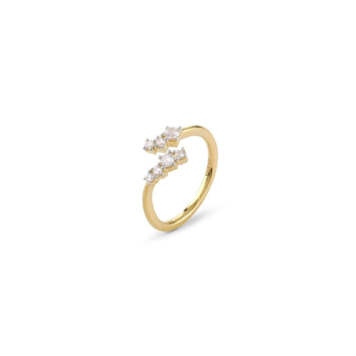 Guess Jewelry Silver Anillo Mujer Ring Jardin De Plata Dorado Talla Europea 56 Talla España 16,00 Jsbr04473jwyg56