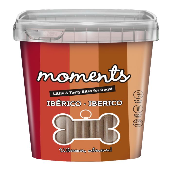 Moments – Snack para perros adultos Moments ibérico 600 g.