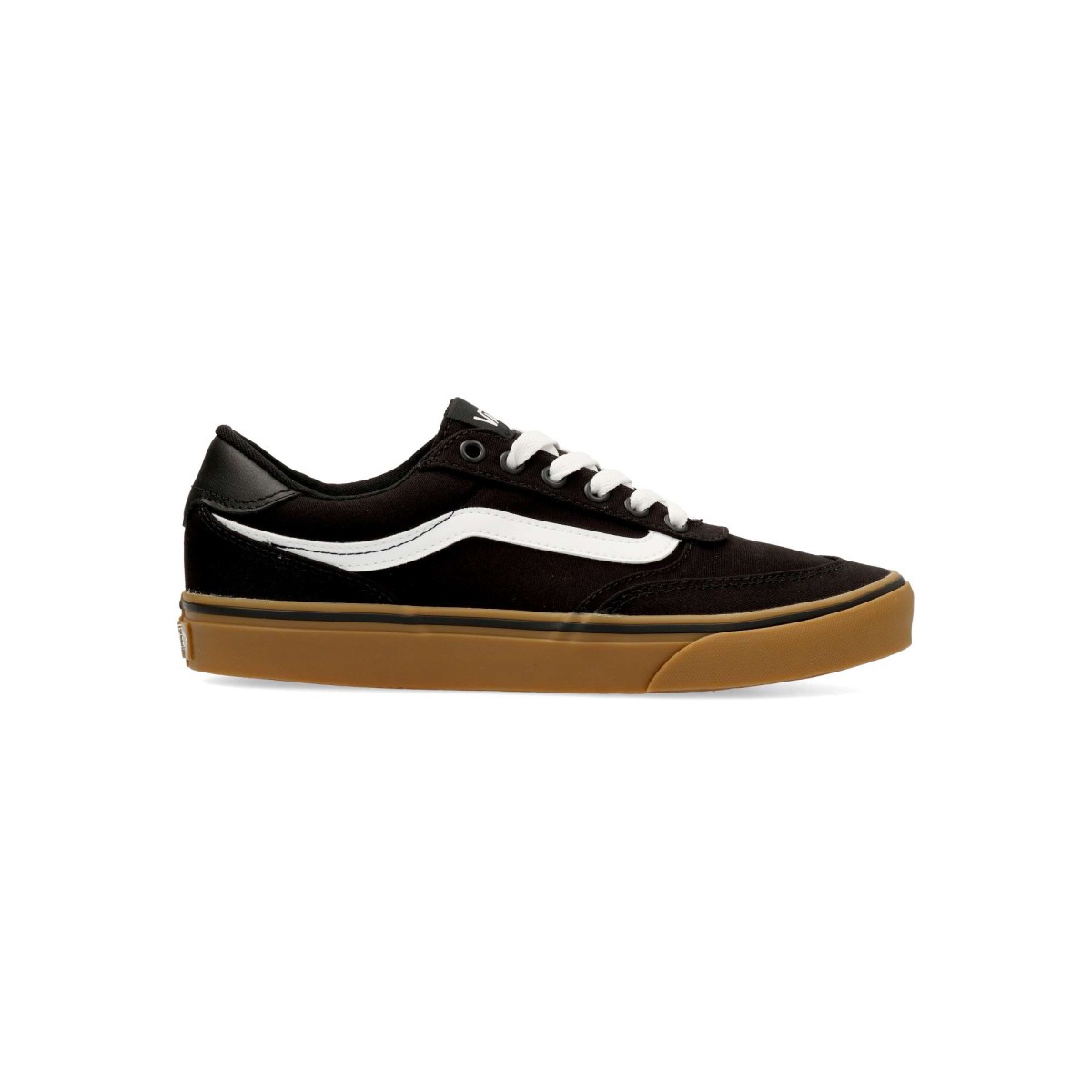 Vans - Zapatillas deportivas Brooklyn de lona para hombre, cómodas con cuello acolchado y suela de goma color caramelo