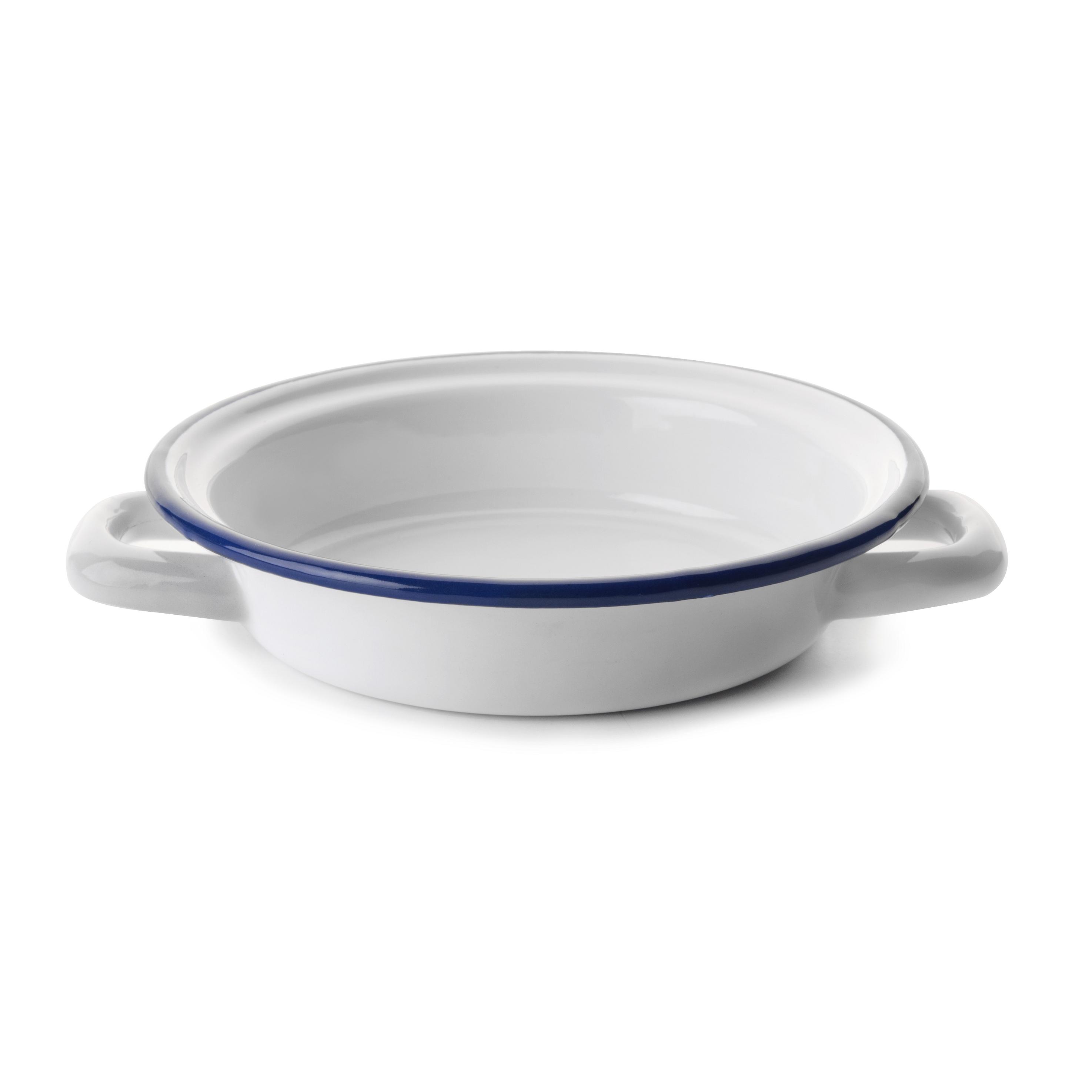BANDEJA REDONDA CON ASAS BLANCA 24 CM MARCA IBILI REF.904124