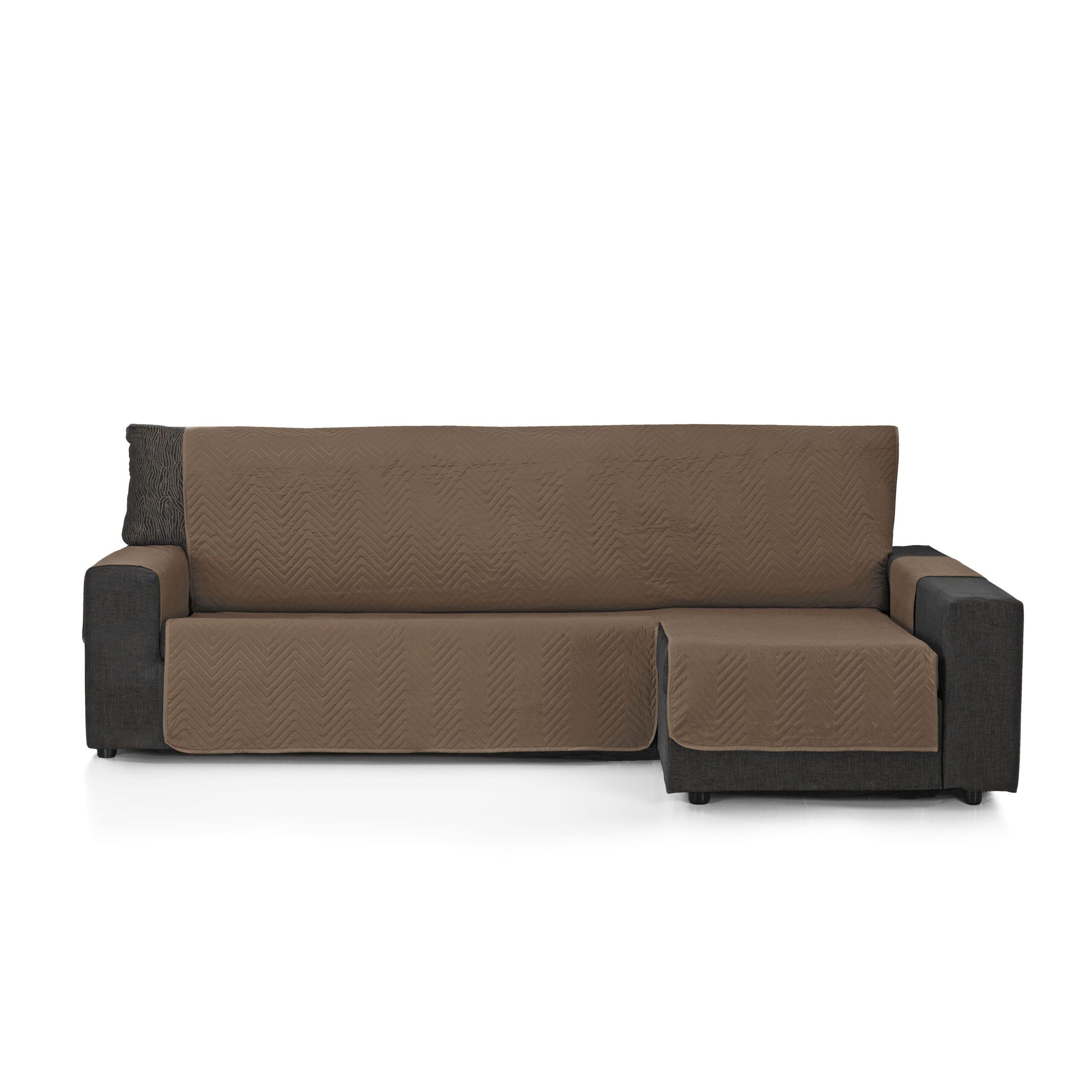Funda Cubre Sofá Chaise Longue Mont - Válido para Chaise Longue Izquierdo y Derecho - Protector de sofá de arañazos - Fabricado en España - S&T Sofa Covers