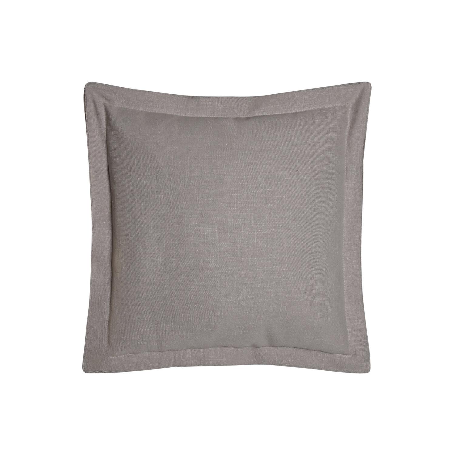 COJIN LINO 45X45 420 GR. CON FLECOS GRIS CLARO TX213502 - EL MEJOR COMPLEMENTO PARA TU HOGAR FIJALO