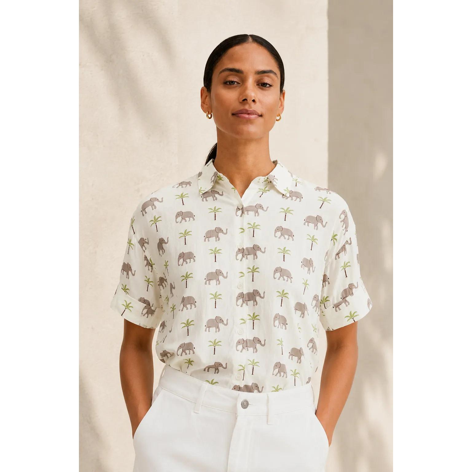 Compañia Fantastica Camisa Mujer Elefantes