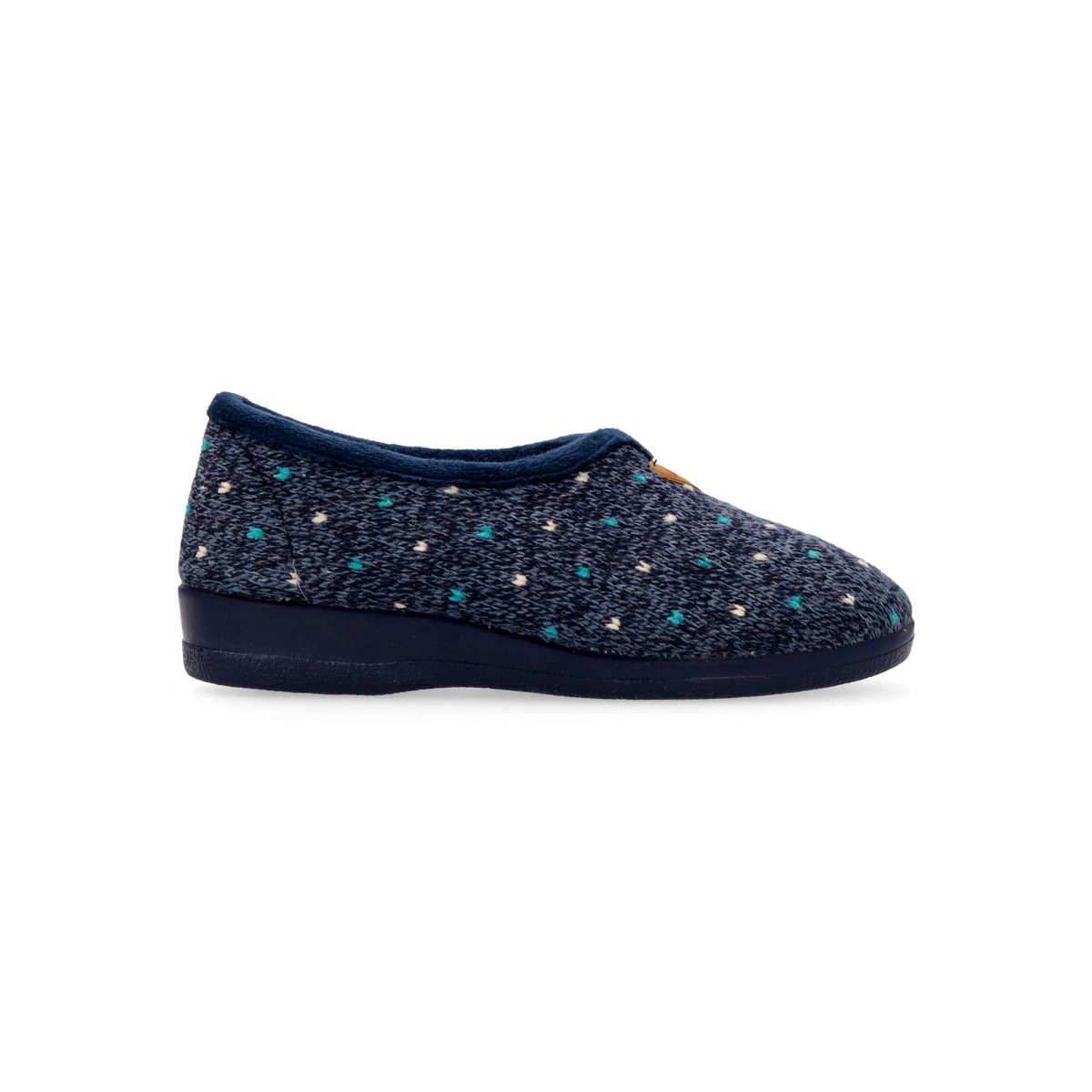 Vanessa Calzados - Zapatillas de casa cerradas VANESSA para mujer, de textil lana suave con suela antideslizante y plantilla acolchada, confort y abrigo en invierno