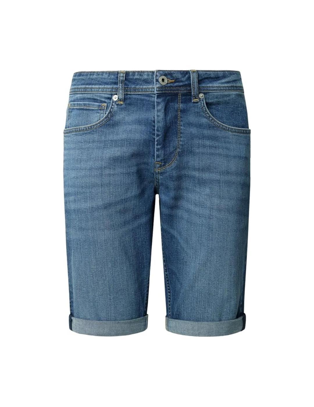 Pantalón Corto Pepe Jeans Straight Short Cash Hombre Azul