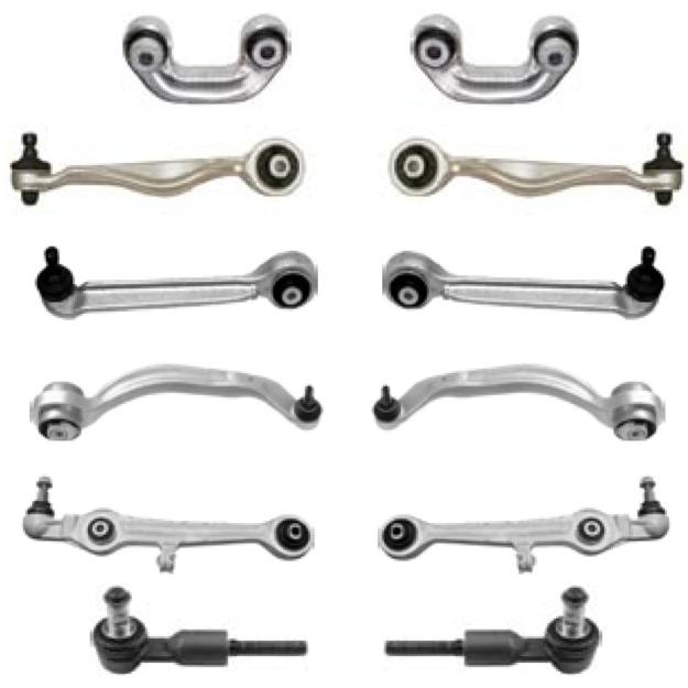 3RG INDUSTRIAL - Kit Brazos Suspension Delantero Izquierdo & Derecho - OEM Varios - Piezas para Coche Recambios Motor y Otras Partes de Vehículo - Compatible con los distintos Modelos de Coche.