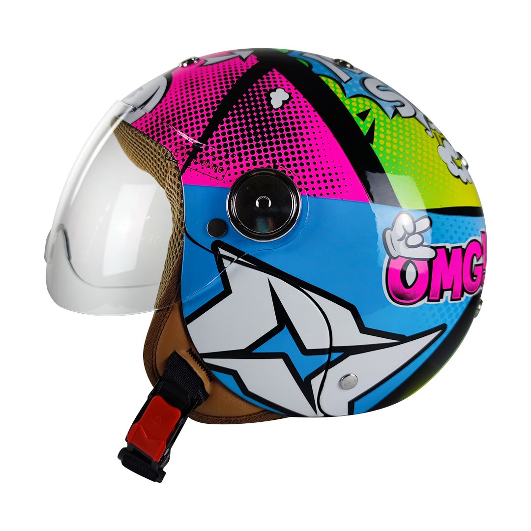 Casco Jet Axxis Infantil Puppy Comic T-xs (46-47 Cm)