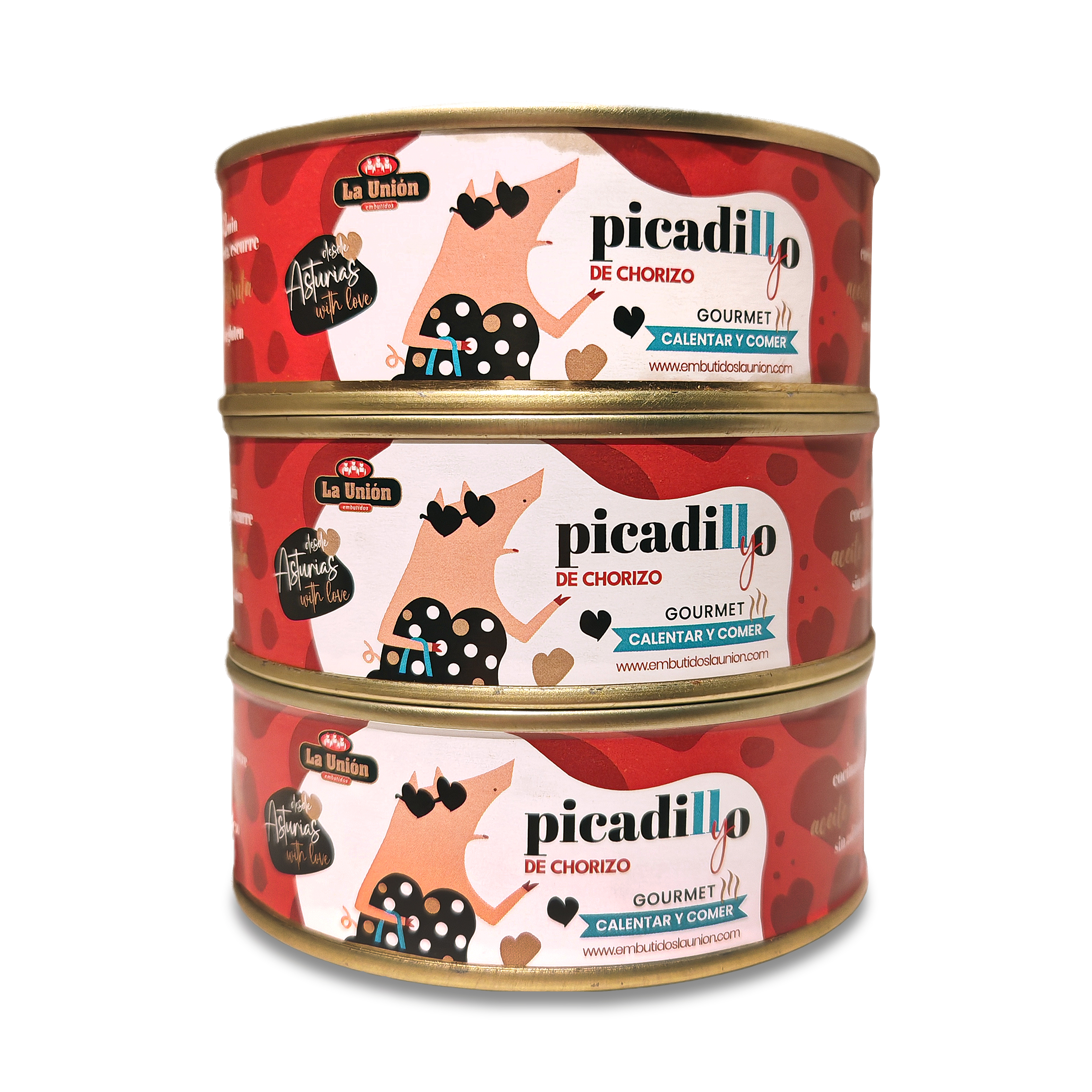 Picadillo de chorizo de Embutidos la union (Pack de 3 unidades de 140 gr)