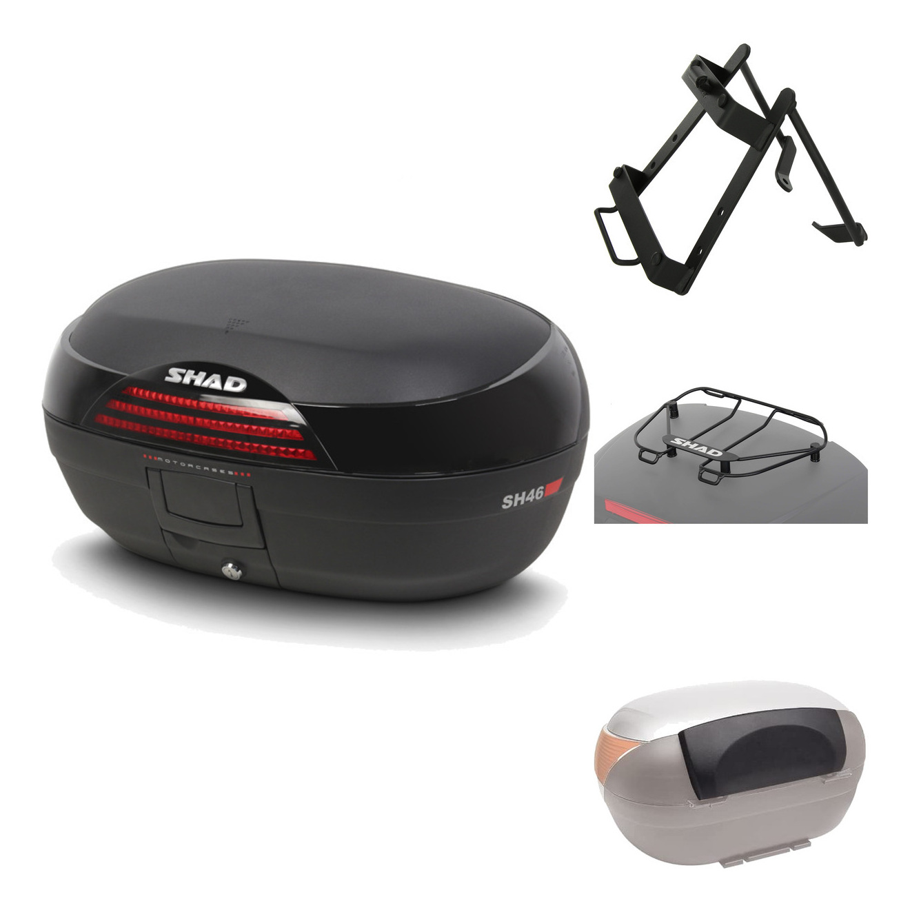 Baul Trasero + Herraje Montaje + Accesorios Sh46 Sh 46 New Model KIT-183477