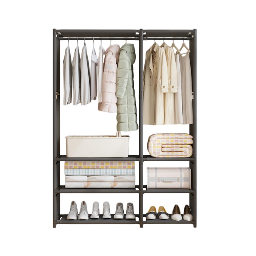 Perchero de pie y Zapatero Pared para Ropa Abrigos Estantería ropa estante MODA zapato armario empotrado organizador Vestíbulo