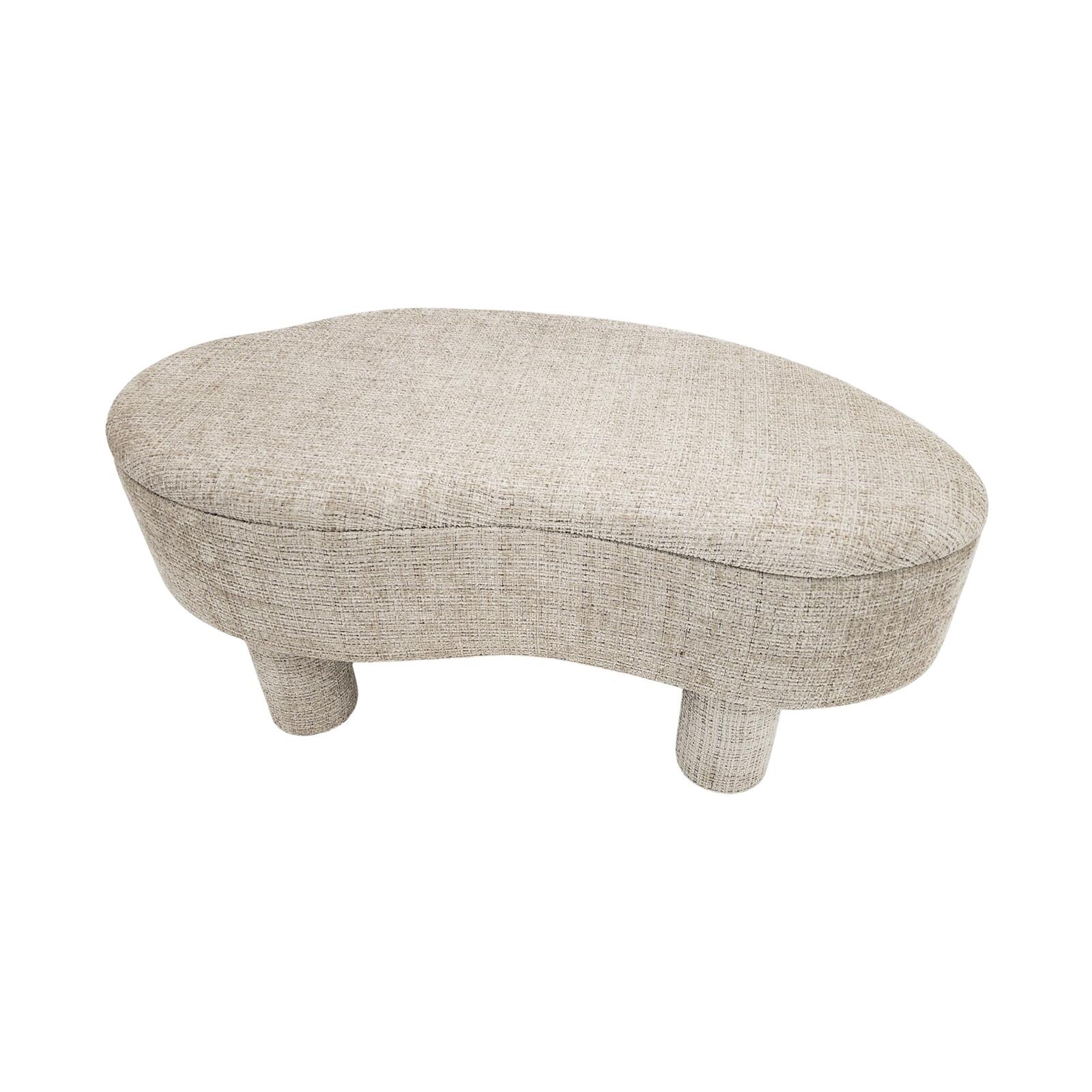Descalzadora tdux beige 46 cm 110x60x46 cm, en tejido Fijalo