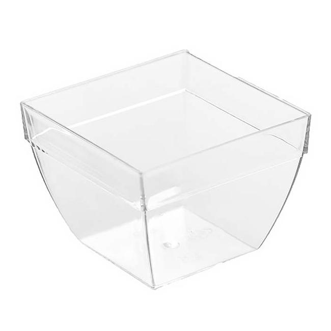 MONOUSO | Bol Cuadrado de Degustación PS 75ml 5,5x5,5x4cm (25 Uds)