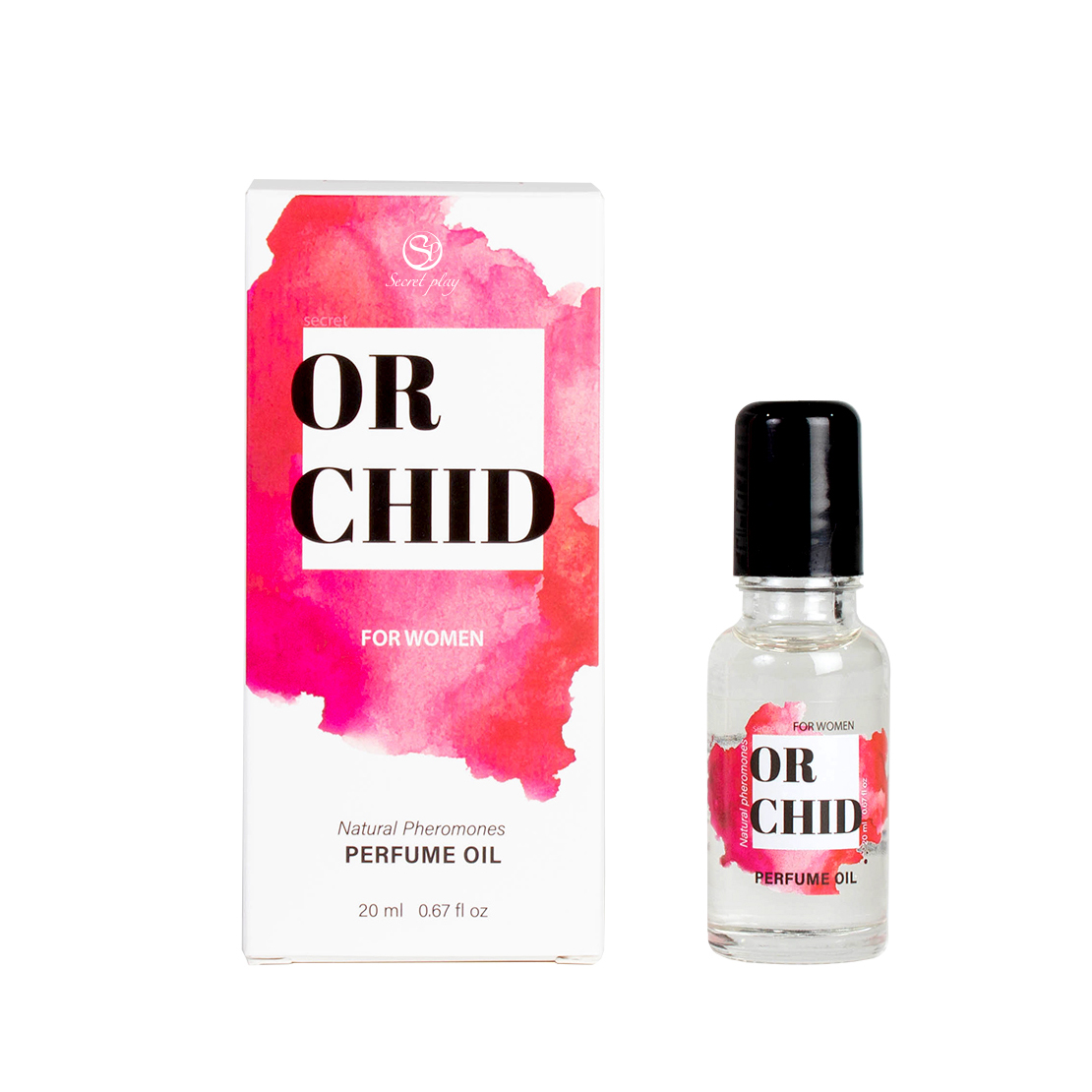 ORCHID - Perfume en aceite con Feromonas - Floral con vainilla y orquídea - Formato Roll On Secret Play 20 ml