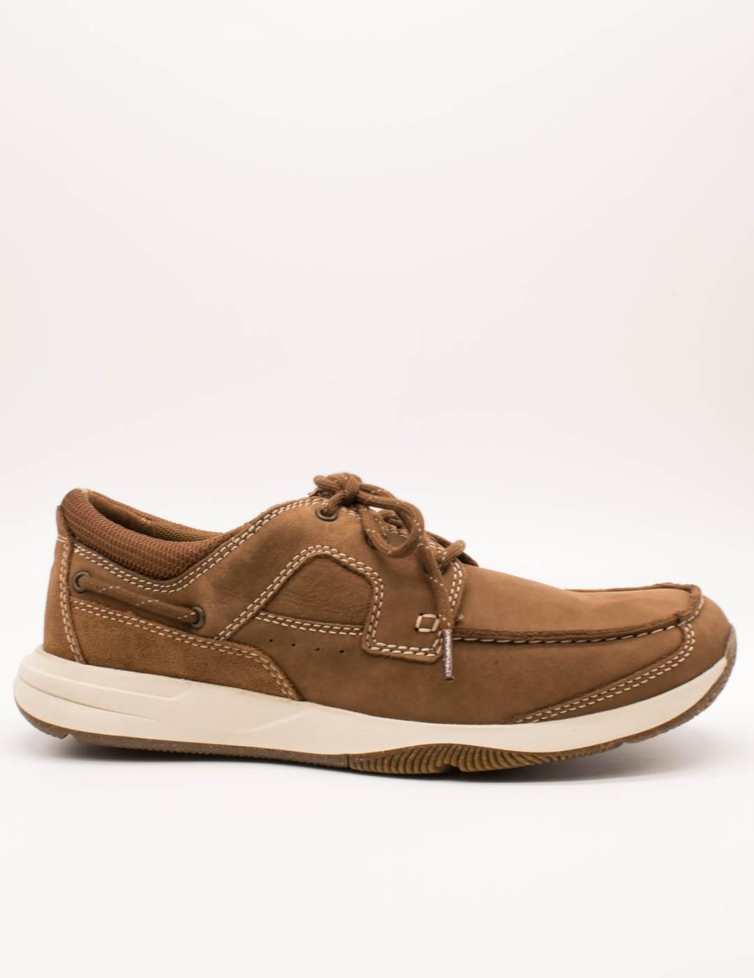 Clarks Zapato 26176971 Sailview Lace Light Tan de Hombre