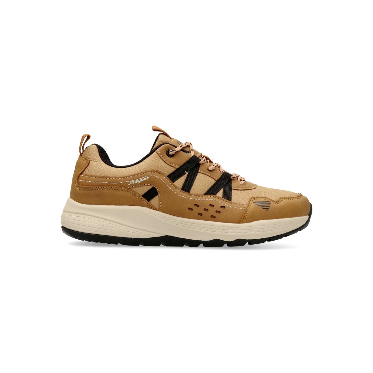 J´Hayber - Zapatillas deportivas Travel para hombre con plantilla Comfort Travel, diseño marrón moderno y resistente, ideales para largas jornadas