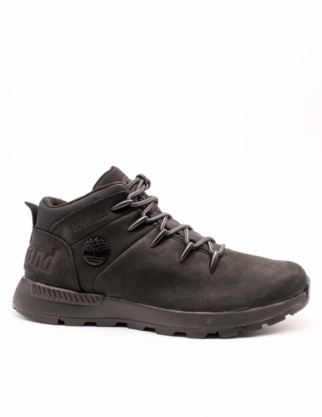 Botín Timberland Sprint Trekker para Hombre en Negro con Membrana Goretex