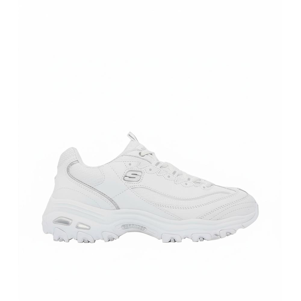 Skechers D'Lites - Endless Dream Zapatillas para mujer blancas en sintético y piel 86960