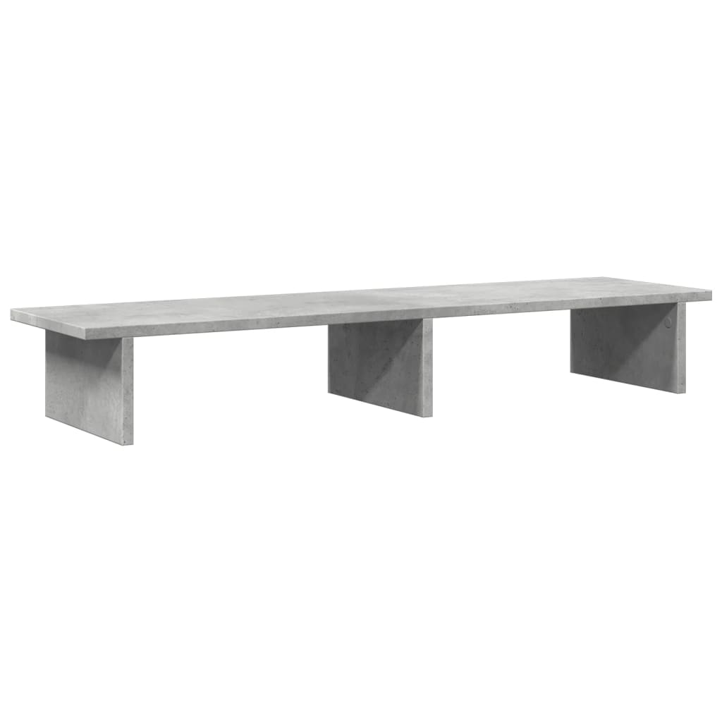 vidaXL Soporte de Monitor Madera maciza de pino 100x27x15 cm Multicolor