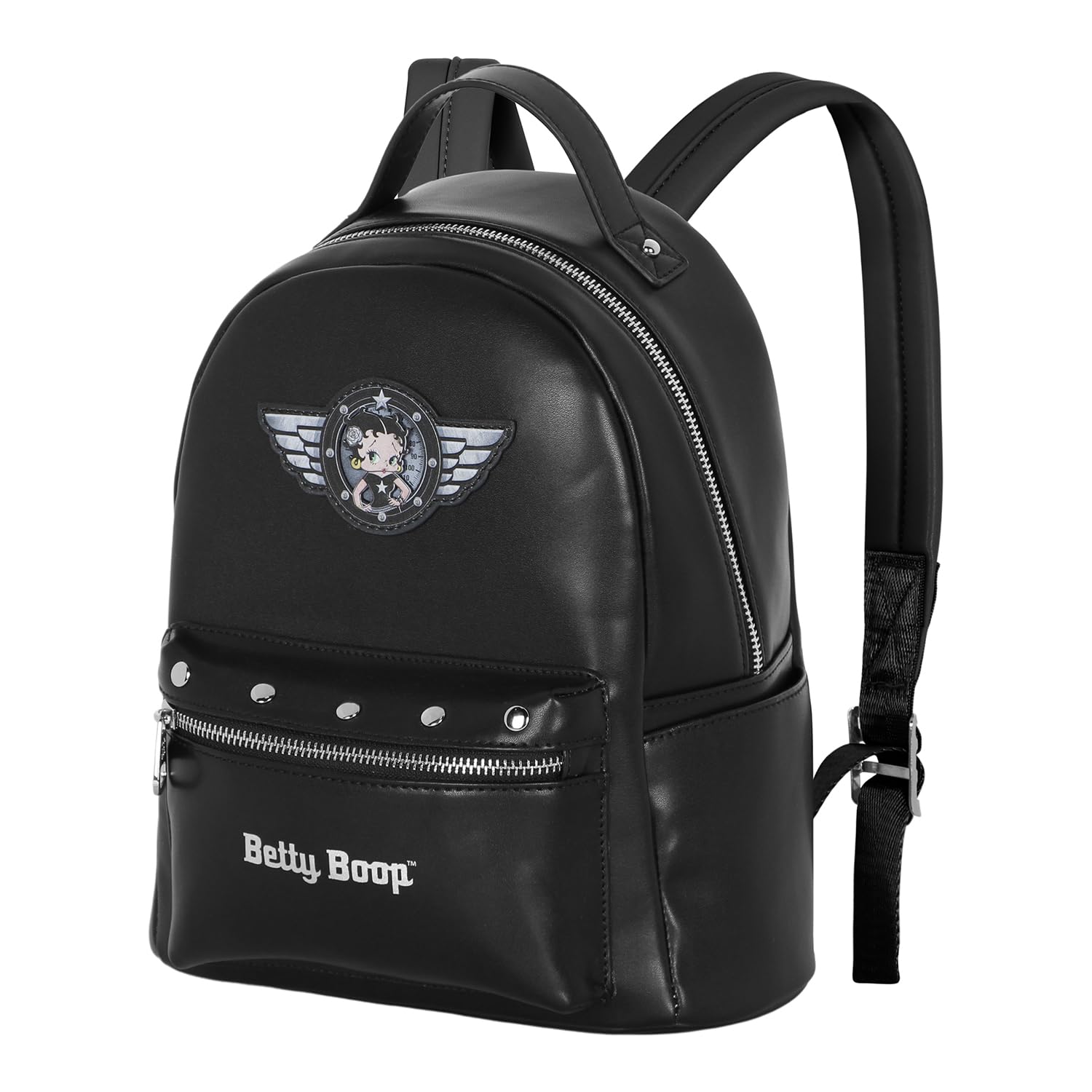 Betty Boop Motor Love Heady Backpack, Black