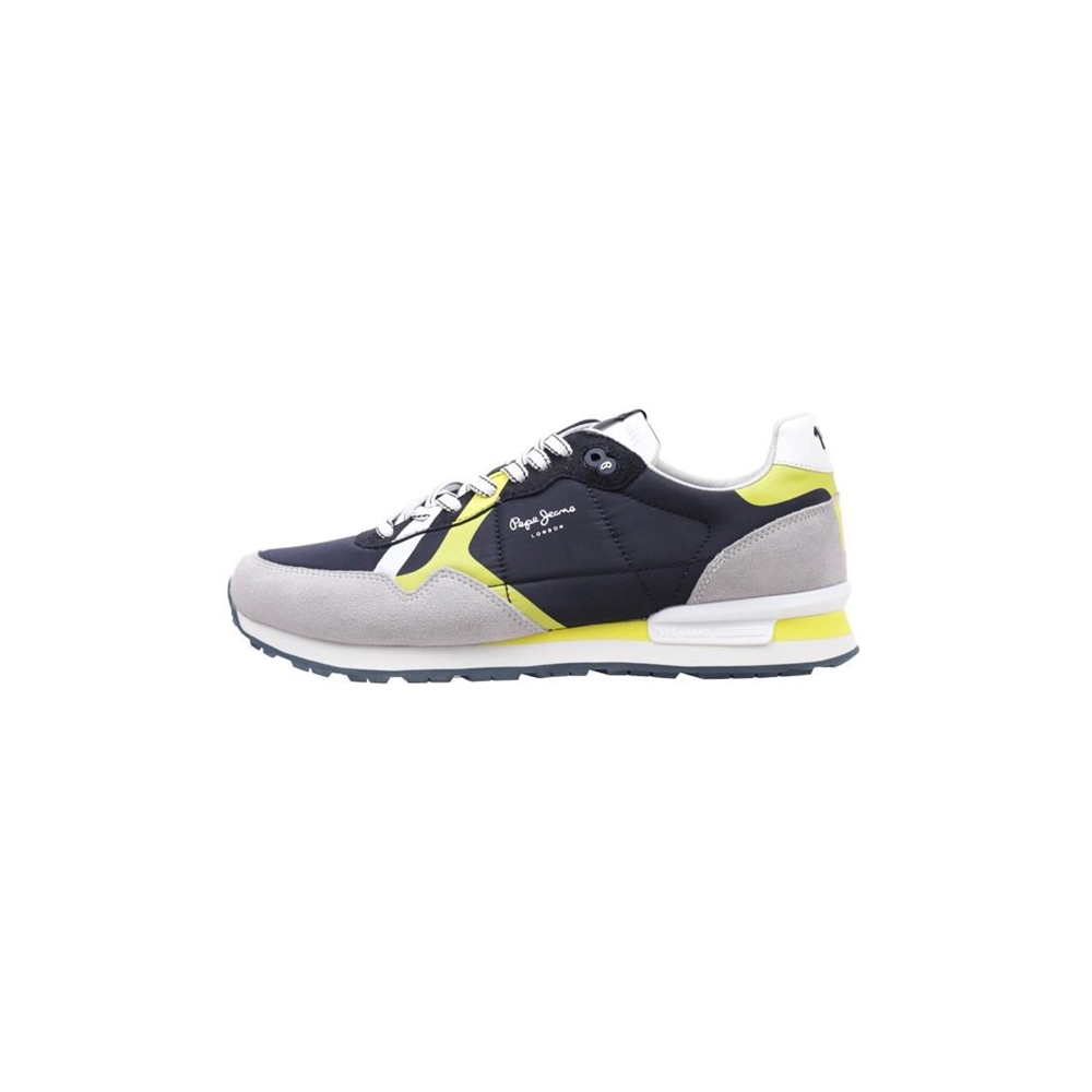 Pepe Jeans BRIT MAN PRINT SS23 Deportivas Planas Hombre Azul
