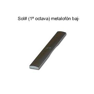 Lámina Sol sostenido (1ª octava) metalofón bajo