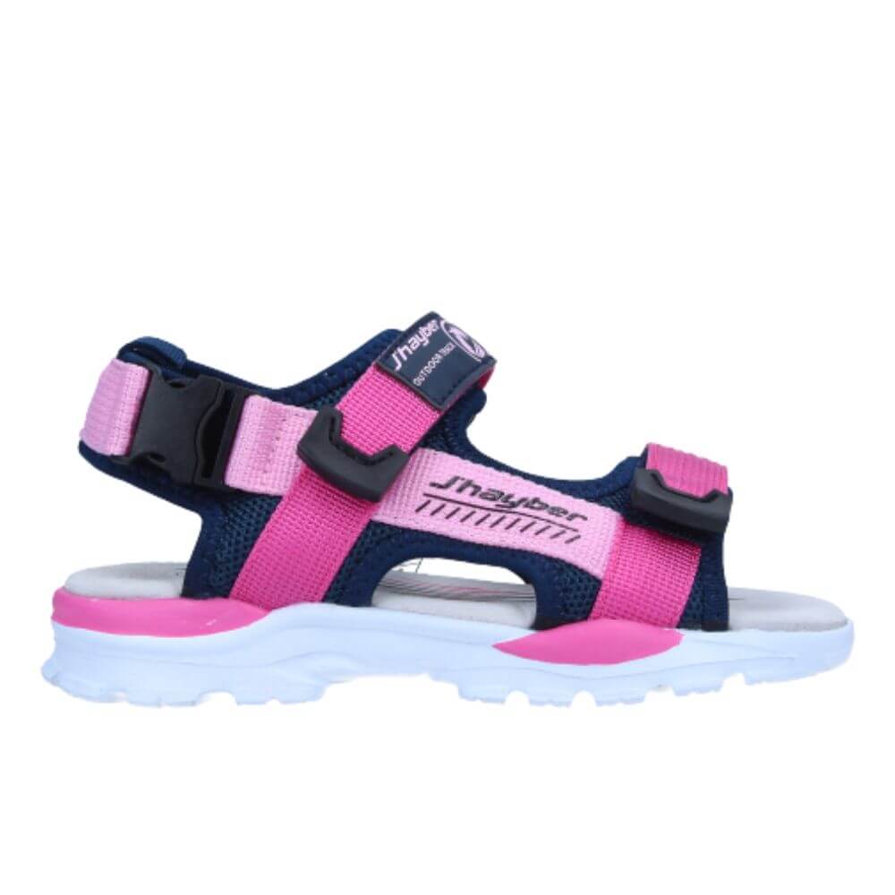 Sandalias Deportivas J´hayber OIPEL Niña. Blue-Fucxia.
