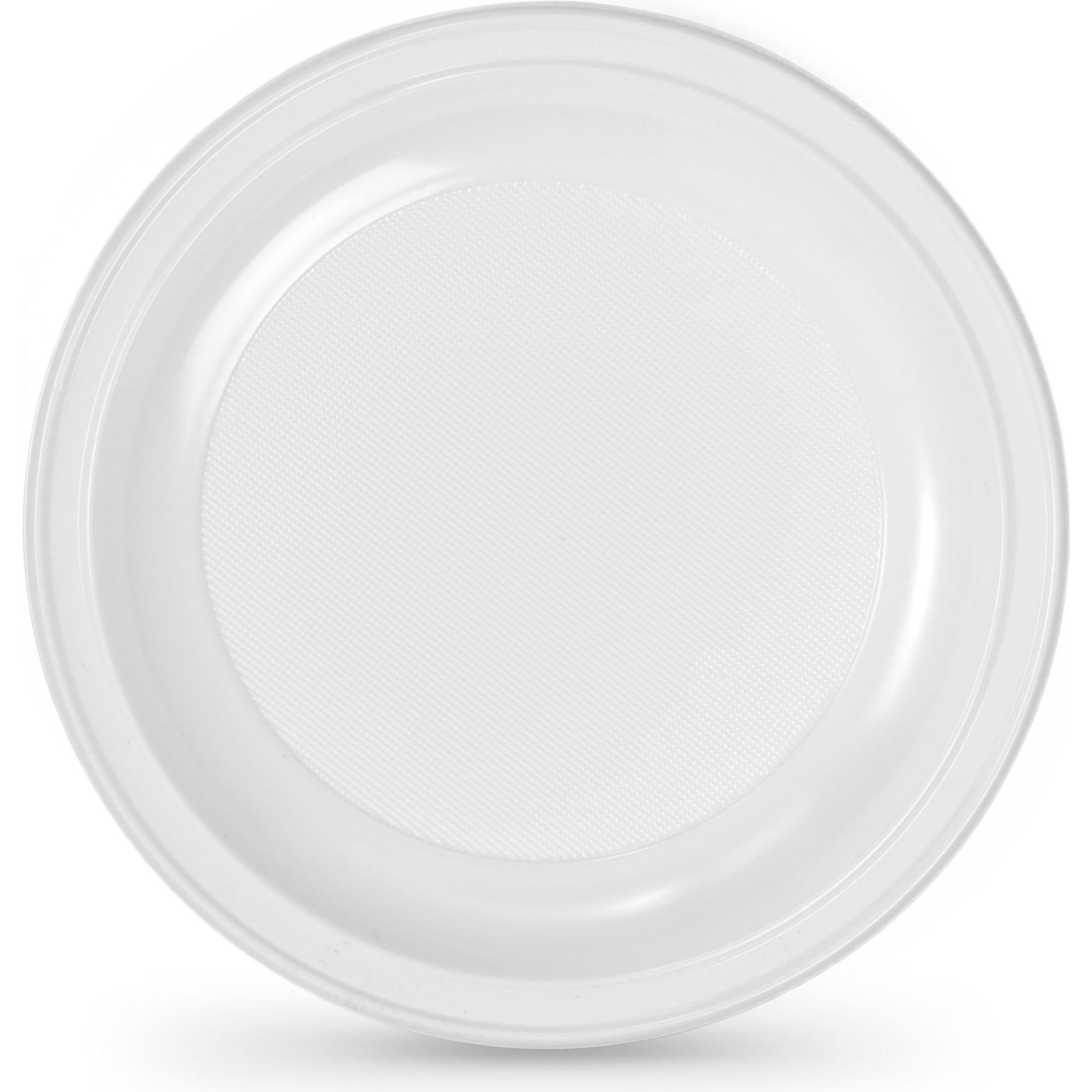 Algon - Set de Platos 100 Unidades, Cartón Ecológico Blanco 22cm - Resistentes y Prácticos - Eventos y Celebraciones - Biodegradables