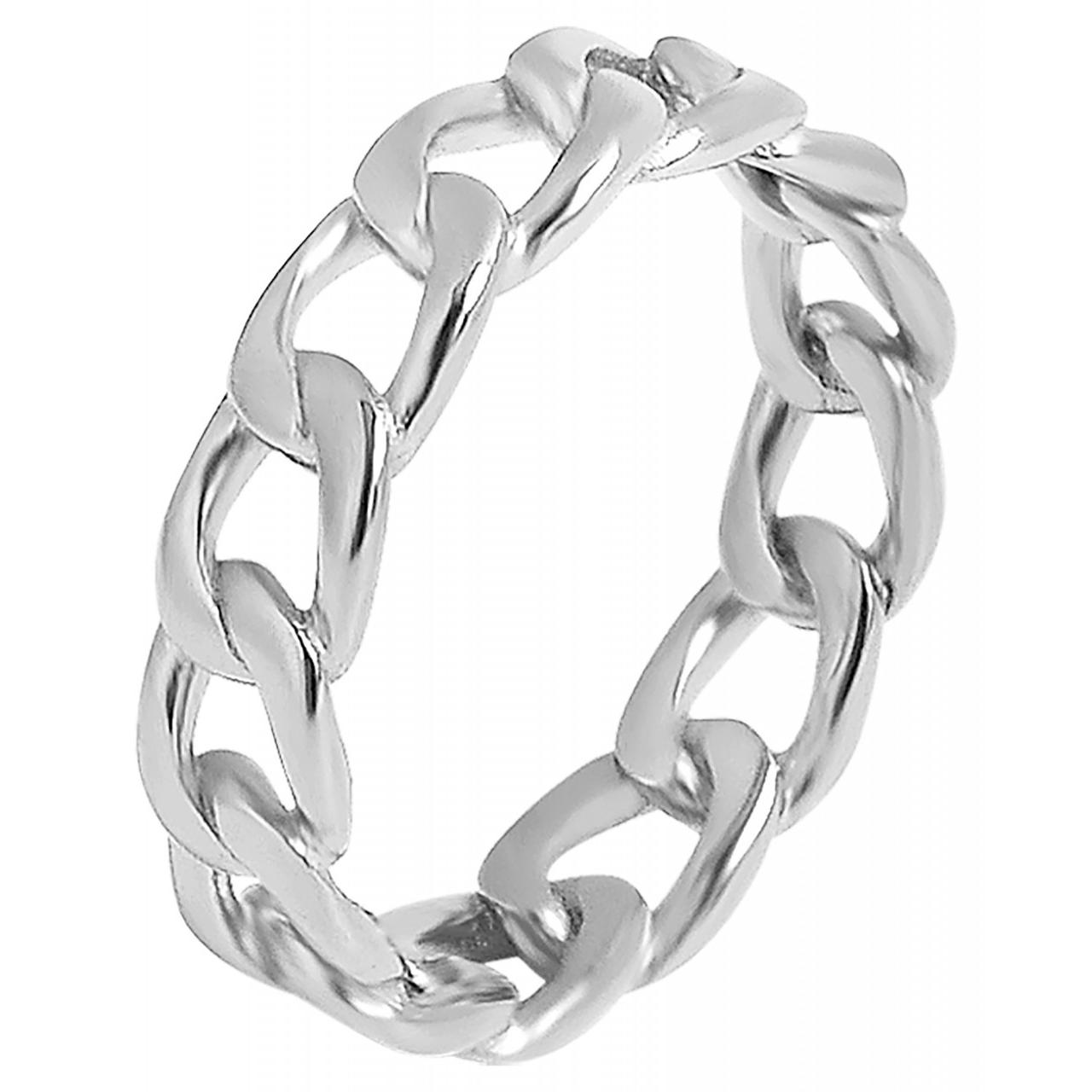 Akzent® Anillo Feminino Prateado em Aço Inoxidável - Tam.54 - 0416