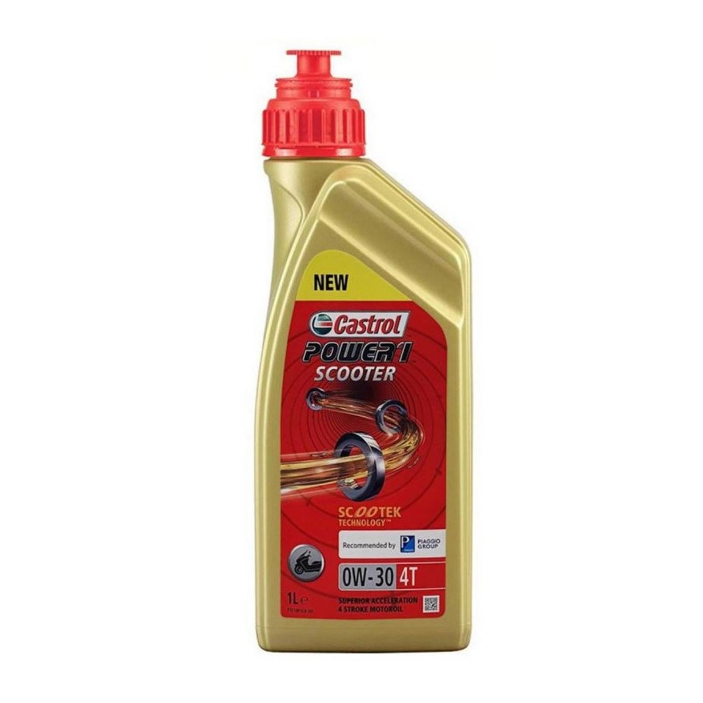 Aceite Castrol Power 1 Scooter 4t 0w30 1l Piaggio   Ce U