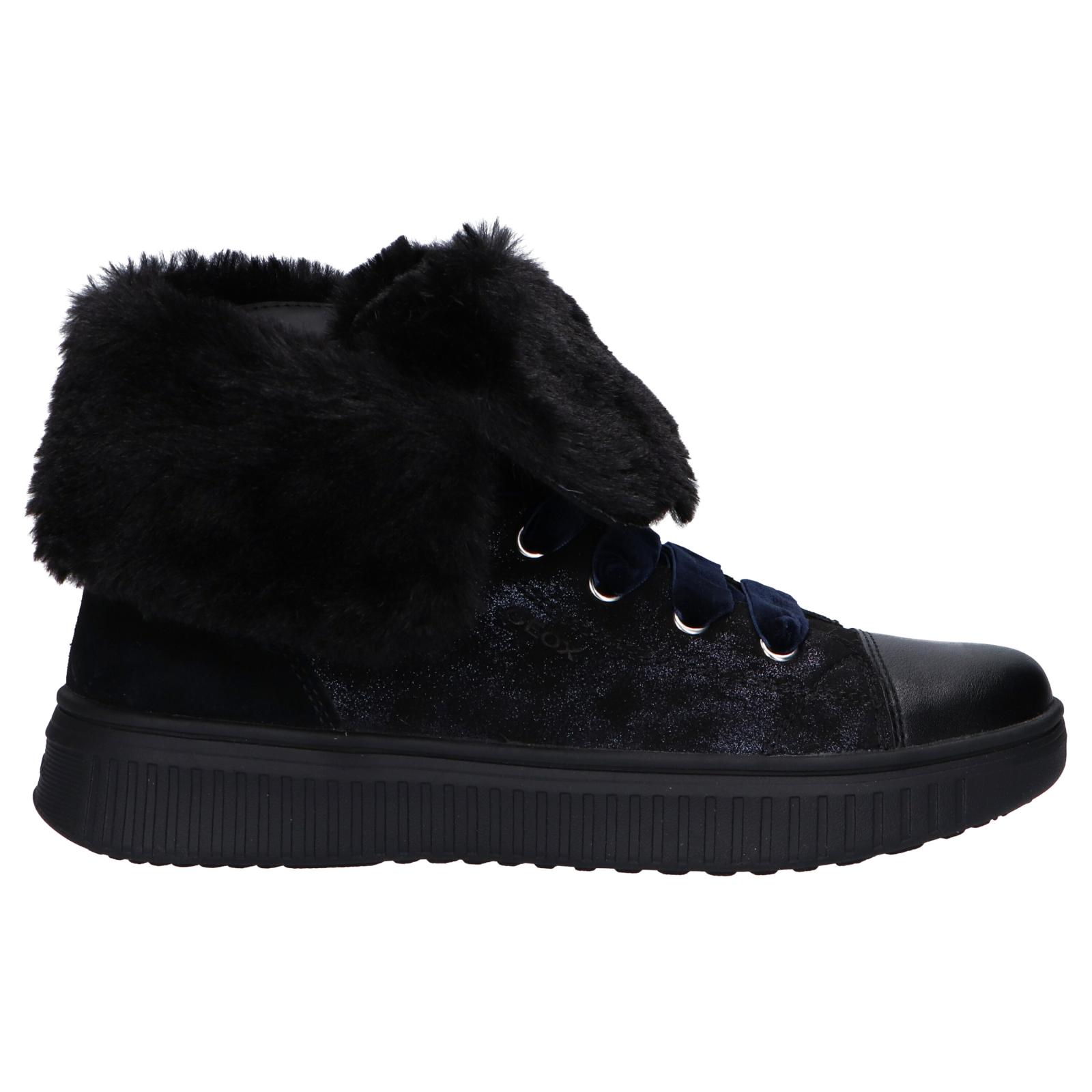 Women's and girls ankle boots geox j947yb 0ma22 j discomix c9999 black
