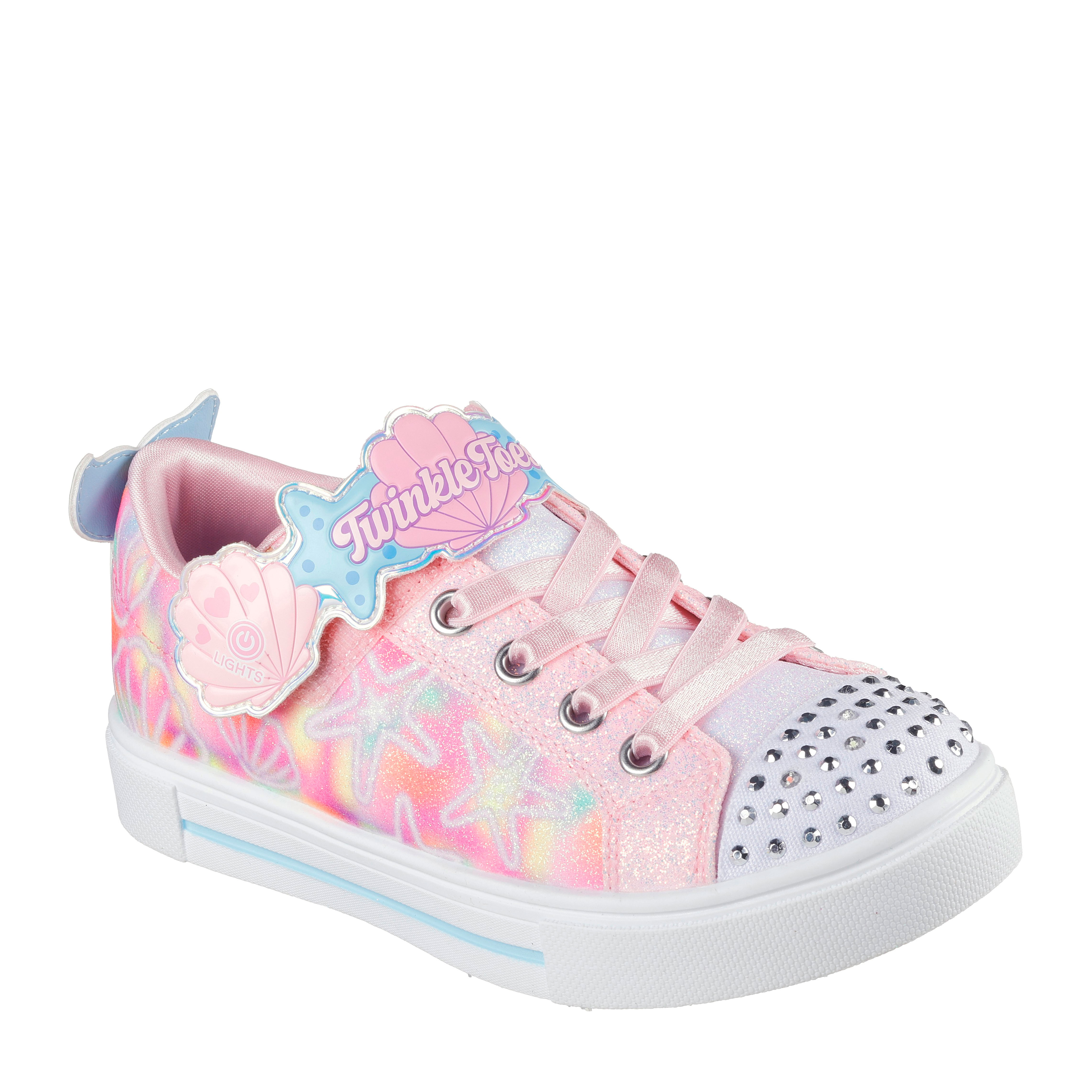 Skechers Zapatillas Twinkle Sparks Rosas 314824L-LPMT , para Niño