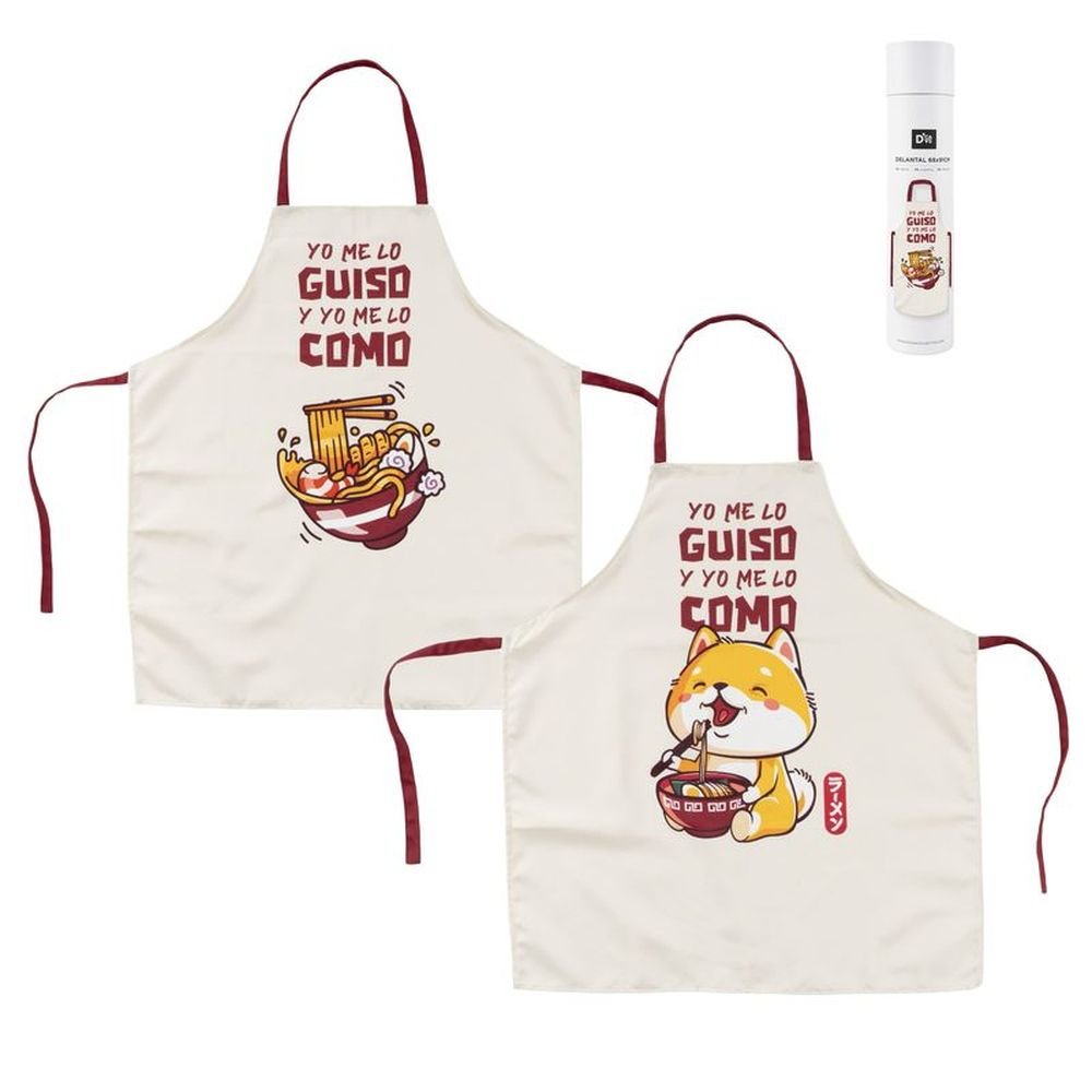 DCASA DELANTAL WOK YO ME LO GUISO SURTIDOS SIN COLECCION 68x1x91 Cms.