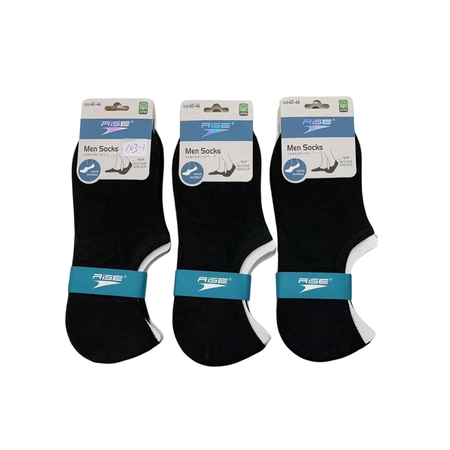 4-12 Calcetines de Cortos (4 colores, entrega aleatoria, sin posibilidad de elección) Invisibles Respirable Calcetines tobilleros Algodón Antideslizantes para hombre y mujer multicolor