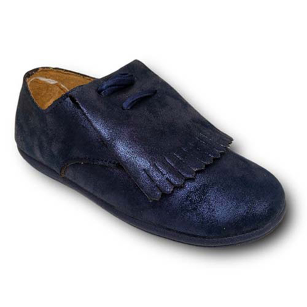 Vulpeques Blucher Zapato Niña 218-CU MARINO calzado niños Respetuoso Vulpeques Winter ROYALE CORDONETS
