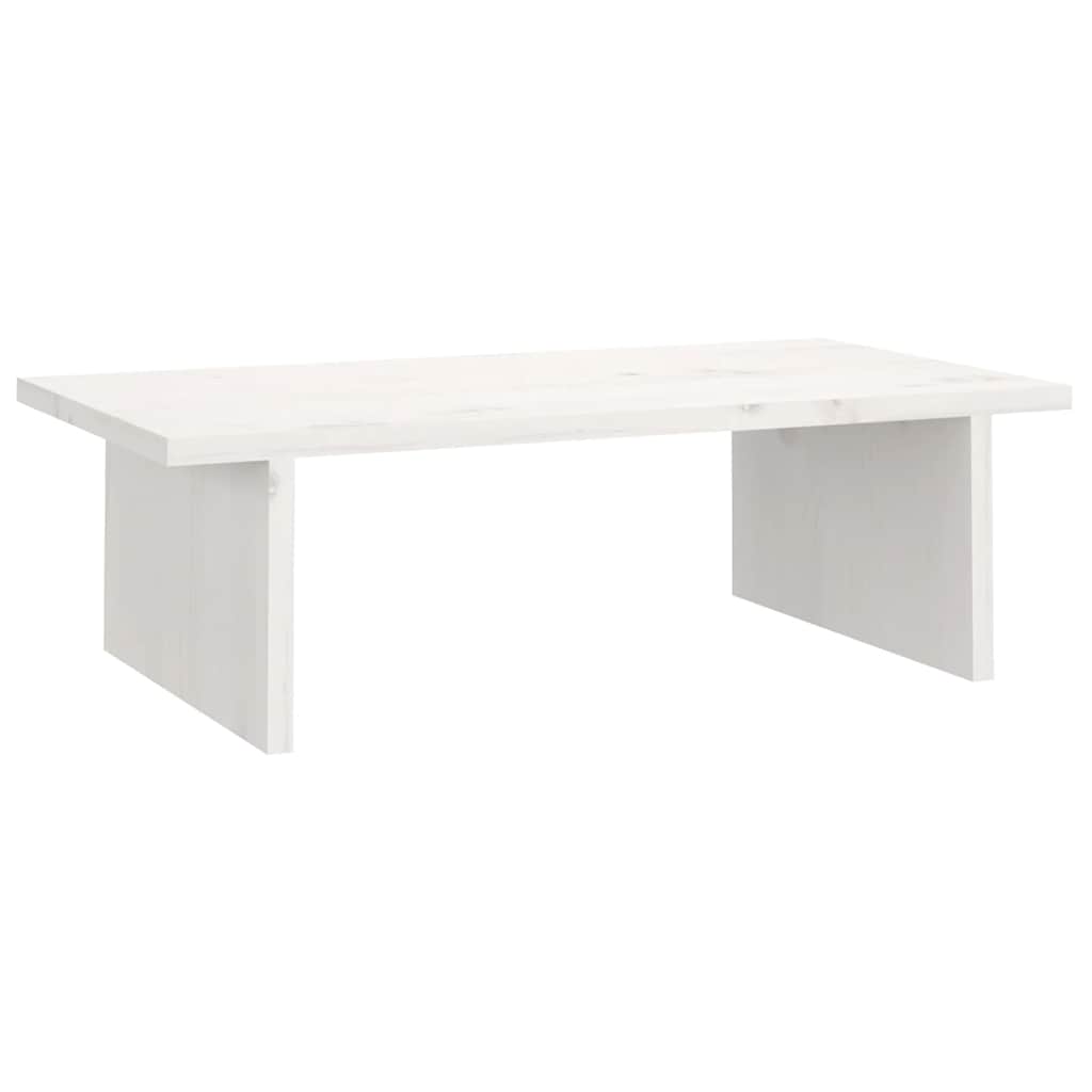 vidaXL Soporte para monitor madera maciza de pino 50x27x15 cm