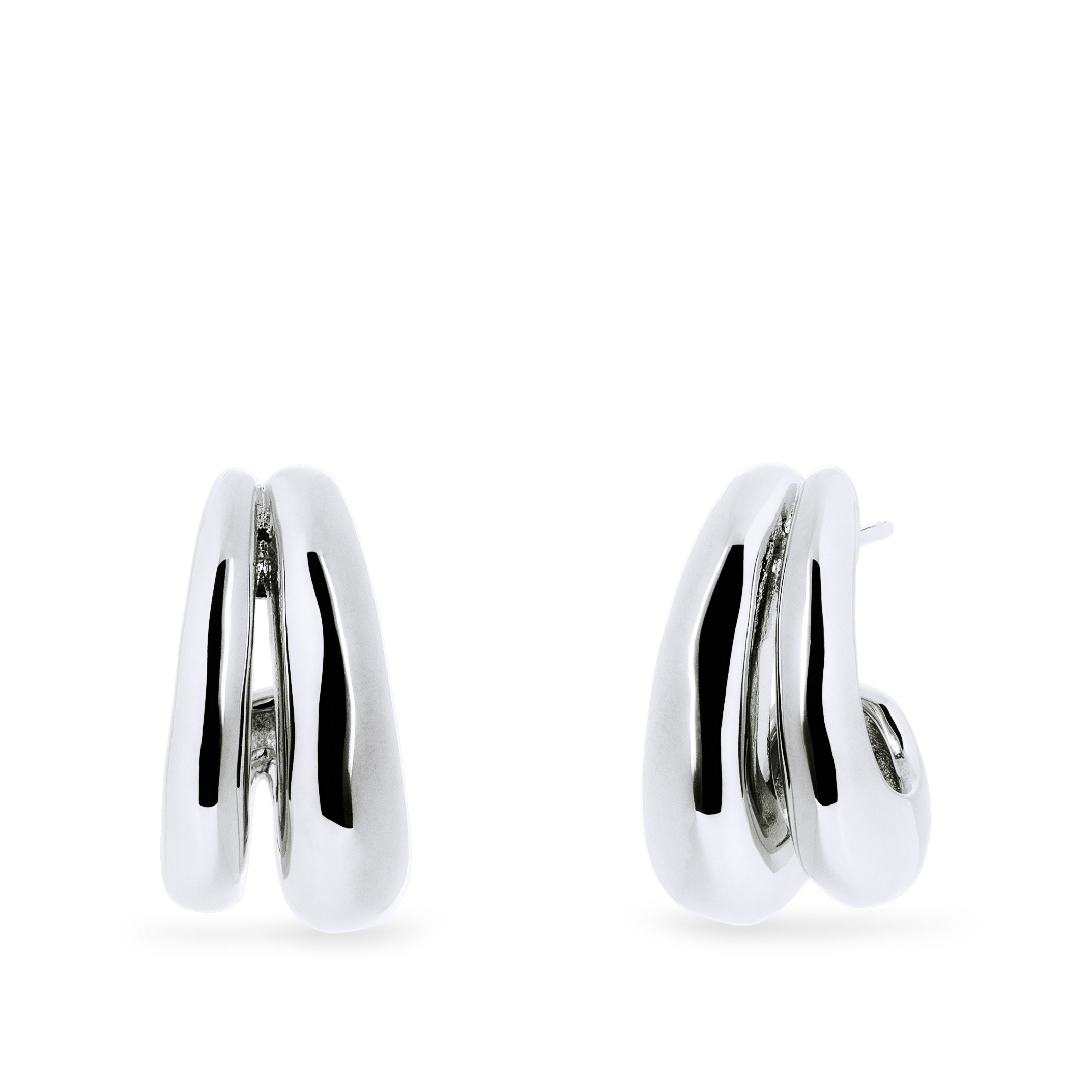 Vidal & Vidal Pendientes doble semiluna X28207 , para Mujer