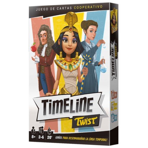 Asmodee Juego De Mesa Timeline Twist Timeline 3X9X15 Cms.