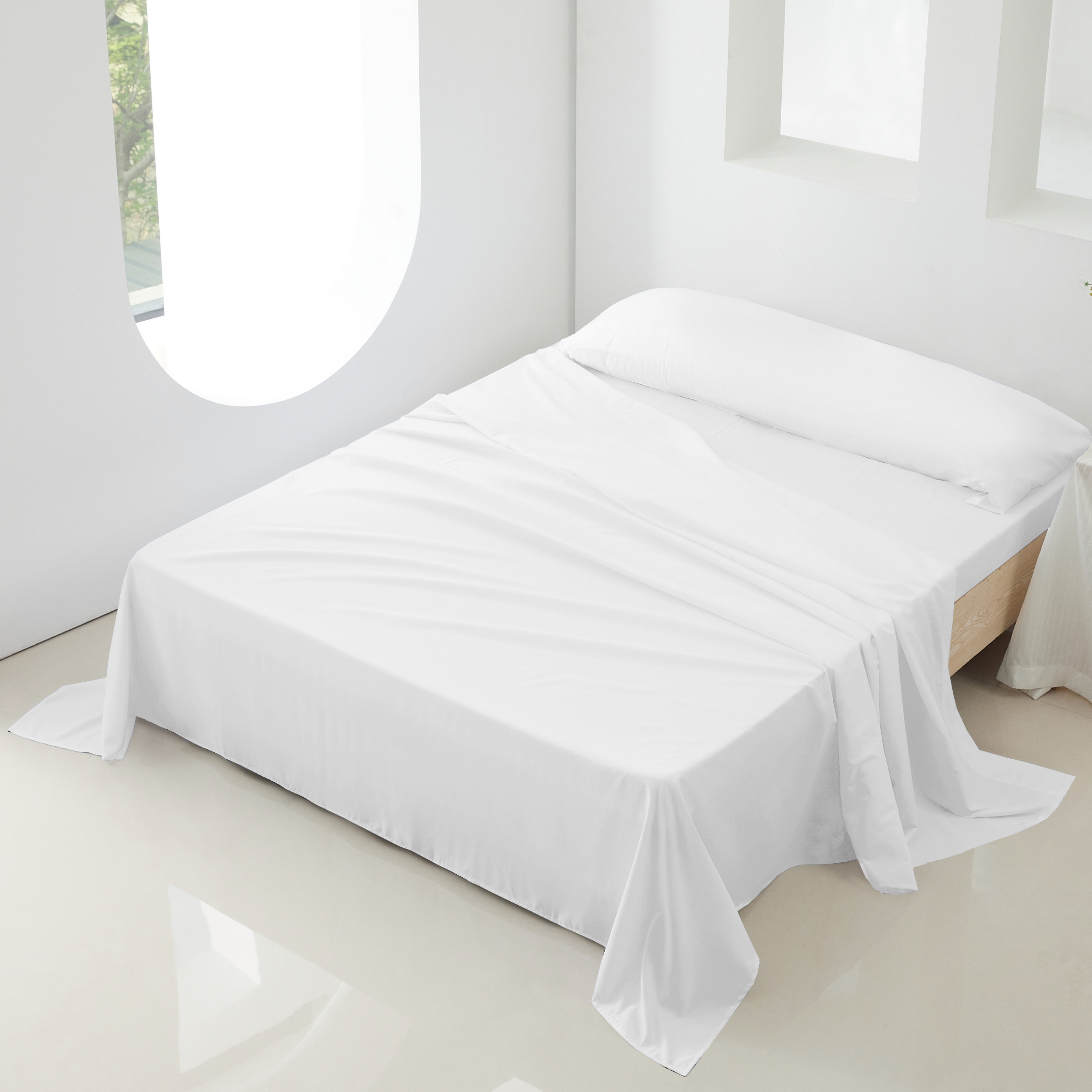 Novotextil Juego de Sábanas 100% Microfibra de 3 o 4 Piezas (Encimera, Bajera Ajustable hasta 30 cm y Fundas de Almohada) - Ropa de Cama Suave, Transpirable y Ligera